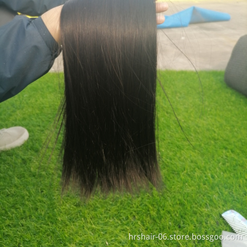 factory price weaves Peruvian raw remy hair customized colors bone straight 12A double drawn bundles